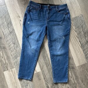 Lularoe Boyfriend denim Classic Blue Denim Jeans women’s size 38